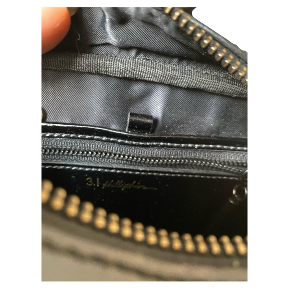 3.1 Phillip Lim 2012 ADXIAL PATCHWORK PATENT LEATHER CROSSBODY CAMERA BAG - Picture 12 of 14